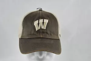 *BRAND NEW* '47 CLEAN UP NCAA WISCONSIN BADGERS ADJUSTABLE HAT/CAP TRUCKER - Picture 1 of 2