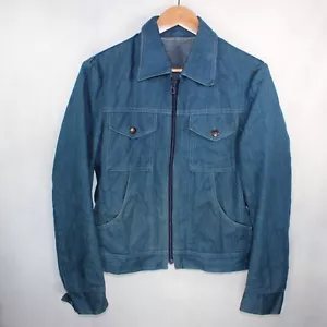 Vintage French Workwear Jacke Herren Small Cropped Boxy Fit 80s 90s Utility - Bild 1 von 13
