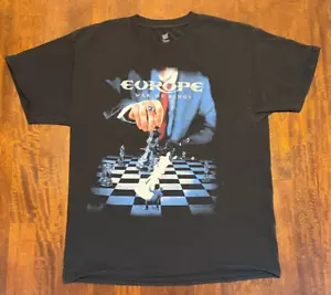 Europe War of Kings USA Tour 2015 Concert Band T-Shirt - Men's Large - Hane's - Picture 1 of 8