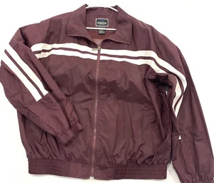 Chaqueta cortavientos Holloway para hombre púrpura vintage cremallera completa deportiva al aire libre talla XL - Imagen 1 de 7