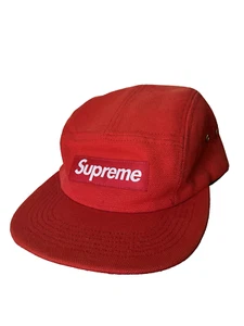 Supreme 5 Panel Camp Cap Hat Classic Red Made in U.S.A - Picture 1 of 6