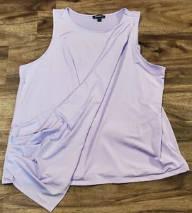 Express Womens XL Purple Lilac Dressy Tank Top Blouse Stretchy - Picture 1 of 5