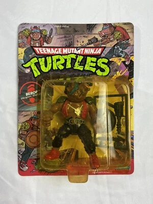 1988 Bebop MOC Vintage Playmates TMNT Ninja Turtles Unpunched Card 10 Back! - Image 1 of 4