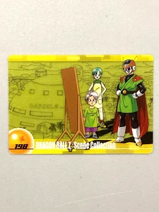 Tarjeta de colección de escena japonesa Bulma, Gohan, Trunks 198 Dragon Ball Morinaga - Imagen 1 de 2