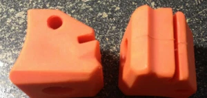 JUEGO DE FRENOS DE PATÍN TOUR ELITE EN LÍNEA/HOCKEY NUEVO NARANJA - Imagen 1 de 3