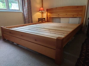Quality King Size Wooden Bed frame by Get Laid Beds - Picture 1 of 10