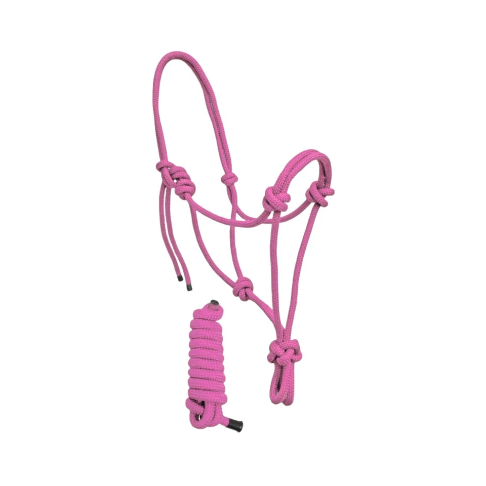 Soporte de cuerda de caballo con cuerda de plomo de 9 pies, soporte de caballo hecho a mano, soporte de entrenamiento Foto 1 de 1