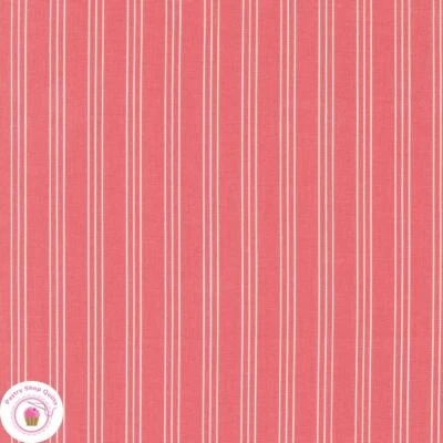 Moda LIGHTHEARTED 55296 15 Pink Stripe CAMILLE ROSKELLEY Quilt Fabric - Image 1 of 4