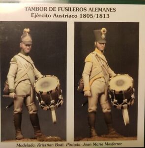 54mm Napoleonic Austrian FusiliersDrummer 1813 model kit Art Girona