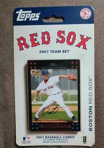 Boston Red Sox 2007 Topps conjunto de equipo sellado de fábrica David Ortiz, novato Daisuke + - Imagen 1 de 2