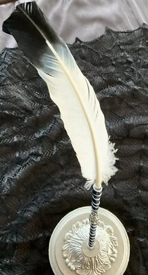 PLUMA DE GEL PLUMA ~ CON ACENTO DE CRISTAL Foto 1 de 3