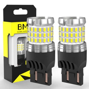 2x 7443 7440 7444 Reverse Backup Light Bulbs White For Honda Civic Accord - Picture 1 of 12