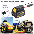 Power Wheels Adapters for Dewalt 54V/60V Battery Conversion Kit w/Switch &amp; Fuse