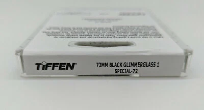 New Tiffen 72mm Black Glimmerglass 1 Diffusion Filter MFR #72BLKGG1 Special OEM - Image 1 of 4