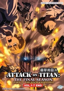 Attack on Titan (Final Season - Part 3: VOL.1 - 7End) ~ English Audio & Sub~ DVD - Picture 1 of 6