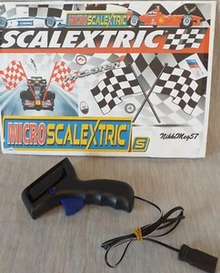 Micro Scalextric Hand Controller Adjustable Lozenge Connector Type Blue Tested - Picture 1 of 12
