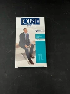 Calcetines de compresión médica Jobst para hombre negros 20-30 mmHg rodilla pequeña nuevos en paquete - Imagen 1 de 3