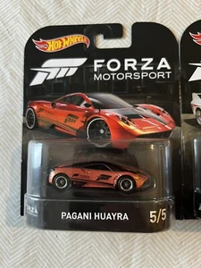 Hot Wheels 2017 Retro Entertainment FORZA MOTORSPORT PAGANI HUAYRA Real Riders - Picture 1 of 1