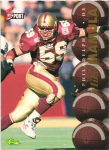 1995 Classic Five Sport #49 Mike Mamula Philadelphia Eagles - Picture 1 of 2