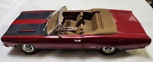 1969 Plymouth GTX Convertible Red Black Hemi ERTL 1/18 Scale. READ DESCRIPTION. - Picture 1 of 8