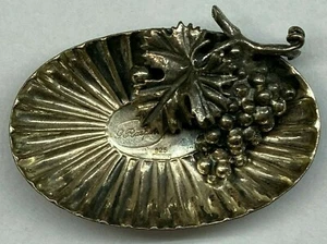 RASPINI G MINIATURA ARGENTO 925 MICROFUSIONE FRUTTA VINTAGE ITALIAN MADE FIRMATO - Foto 1 di 8