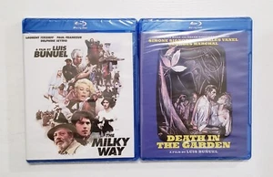 NEW ~ The Milky Way & Death in the Garden Blu-ray Luis Buñuel LOT - Foto 1 di 1