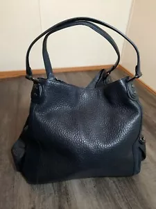 COACH 57647 Edie 42 Leather & Suede Shoulder Bag, Tote, Hobo black - Picture 1 of 11