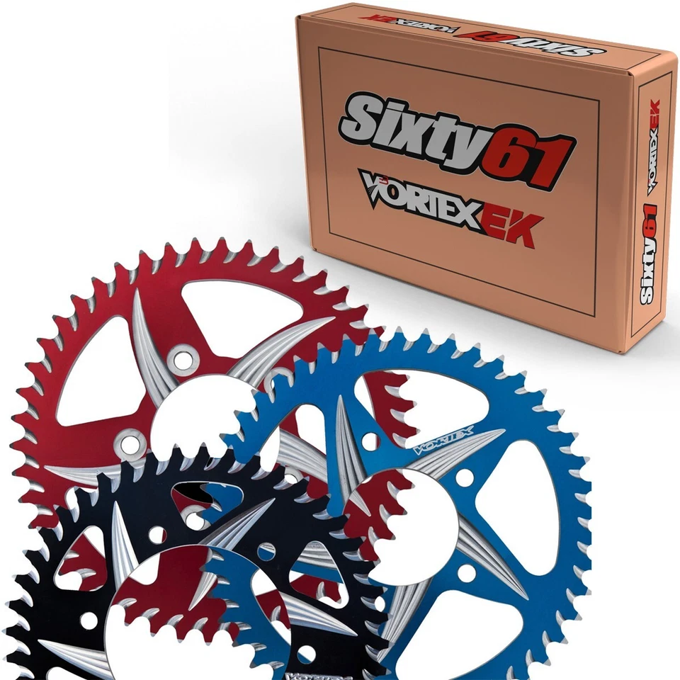 Suzuki GSXR 1000 Rear Sprocket 2017-2025 Vortex 525 35-54 Blue Black Red Aluminu - Image 1 of 1