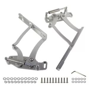 Left & Right Aluminum Hood Hinge for Chevrolet Camaro Pontiac Firebird 1967-1969 - Picture 1 of 9