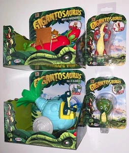 Gigantosaurus MAZU'S MAZMOBILE, BILL'S BUBBLE, ROCKY & TINY Dinosaurier Figuren MIP - Bild 1 von 7