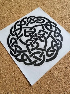 Celtic Knot Style #3 LARGE 290mm logo - Decal Sticker Vinyl Graphic - Picture 1 of 4