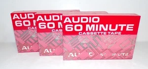 WALMART AUDIO 60 MINUTEN LEERKASSETTE TAPE 3ER SET NOS - Bild 1 von 6