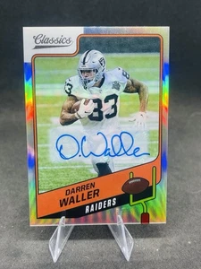 2021 Panini Classics Silver Auto Darren Waller #95 LAs Vegas Raiders Football - Picture 1 of 2