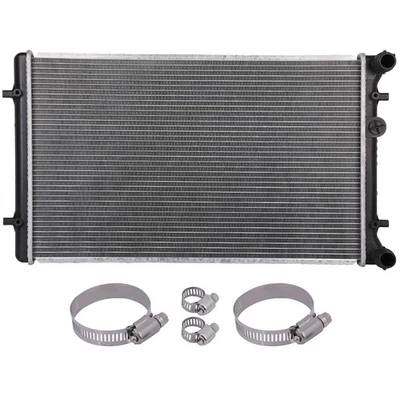 Radiador para Audi TT Quattro 2000 2001-2006 con kit universal de abrazaderas de manguera de aceite Foto 1 de 4