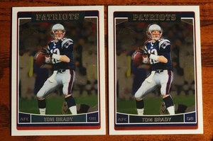 Tom Brady 2006 Topps Chrome #106 Lot of (2) - Picture 1 of 2