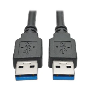 TRIPP LITE CABLES AND CONNECTI U320-006-BK 6ft USB 3.0 SuperSpeed A/A Cable M/M - Picture 1 of 4