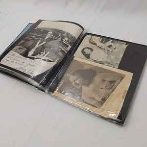 Album con 40 foto attori e attrici anni 40/50 con autografo e dedica - Picture 1 of 6