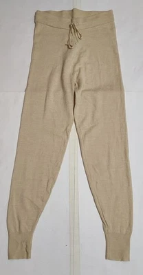 J. Pantalones de chándal Crew Slim para mujer talla pequeña con cordón 100 % lana merino suaves cómodos  Foto 1 de 4