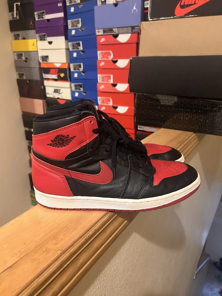 Jordan 1 Retro Bred 1994 Original Vintage Sz 12  - Image 1 of 4
