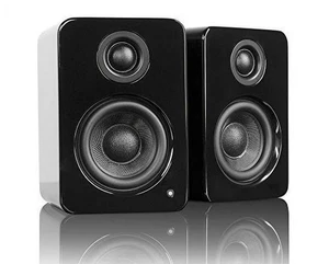 Kanto YU2 Powered Desktop Computer Speakers Gloss Black (2 Speakers), Sealed New - Picture 1 of 8