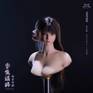 YMTOYS Junji Ito Tomie Twins Head Sculpture For 1/6th Collectibles Action Figure - Picture 1 of 10