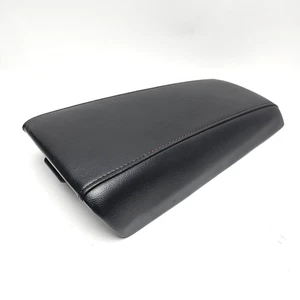 💎 2011-2014 FORD EDGE BLACK FRONT CENTER CONSOLE ARMREST LID LEATHER OEM - Picture 1 of 6