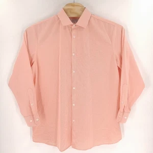 Mizzen And Main Shirt Mens 2XL XXL Orange Checkered Leeward Standard Fit Long Sl - Picture 1 of 10