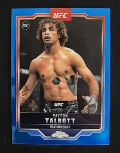 PAYTON TALBOTT (RC) ROOKIE BLUE REFRACTOR /150 2025 TOPPS CHROME UFC - Picture 1 of 2