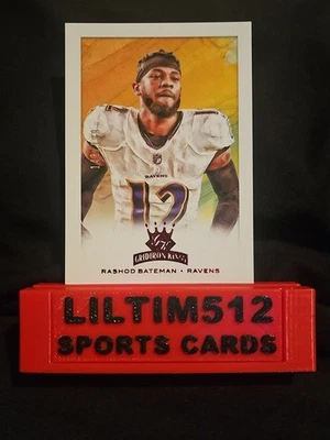 2021 Panini Chronicles - Gridiron Kings Rashod Bateman #GK-28 Red /199 (RC) - Image 1 of 4
