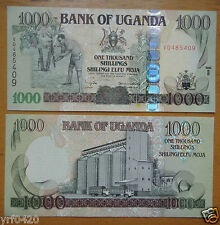 Uganda Paper Money 1000 Shillings 2005 UNC
