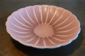 Antique Vintage Rookwood Pottery Serving Bowl Pink Blue Dish Plate Matte Rose or - Picture 1 of 4