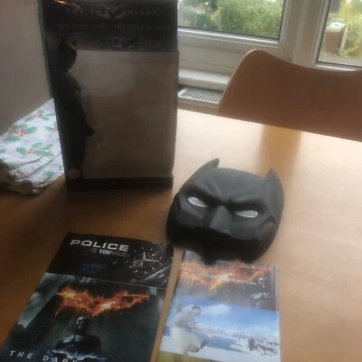 Batman The Dark Knight 2x DVD Ltd Ed Mask Case Christopher Nolan Heath Ledger R2 - Image 1 of 4