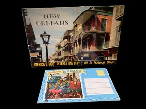 NEW ORLEANS LOUISIANA VINTAGE 12 FARBIGE POSTKARTEN + BOOKLET SOUVENIR NOSTALGISCH - Bild 1 von 11