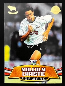 2001-02 Topps Premier Gold Derby County Soccer Card — Malcolm Christie #DC2 - Picture 1 of 2